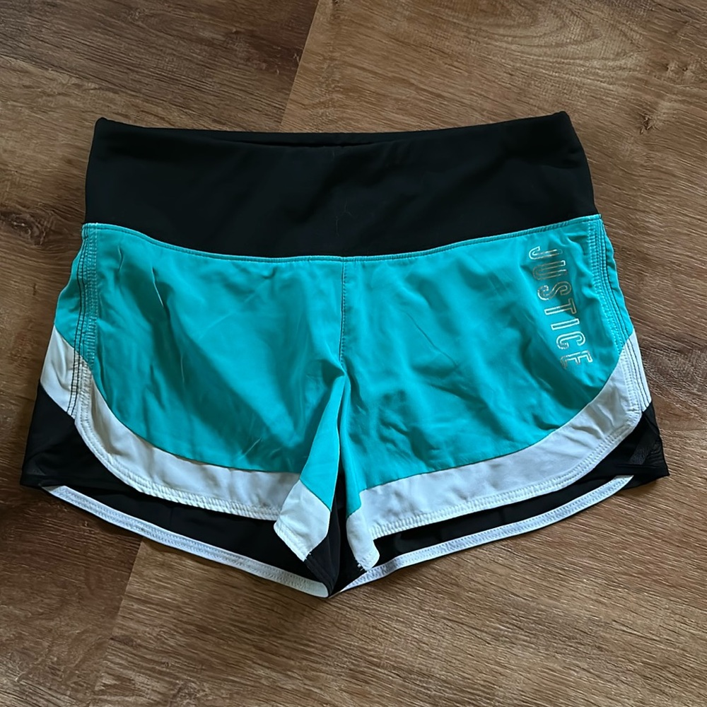 Justice Shorts. Size 10. Never worn.